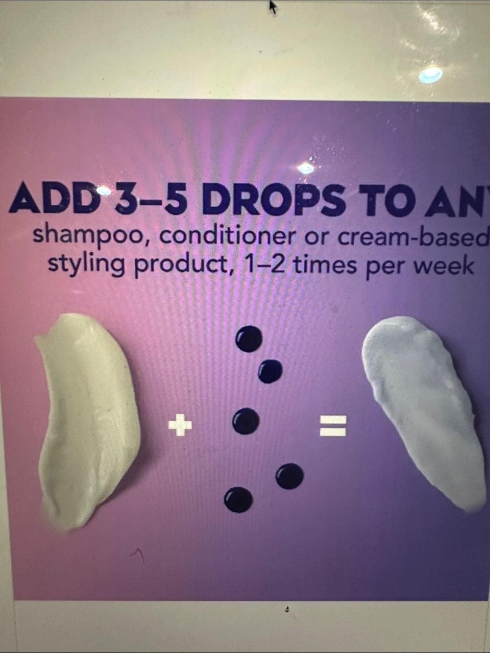 OGX Blonde Enhance+ Purple Toning Drops — Purple, 3 bottles - Picture 6 of 8